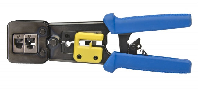 Platinum Tools 100054C EZ-RJPRO™ HD Crimp Tool. Packaged in clamshell.