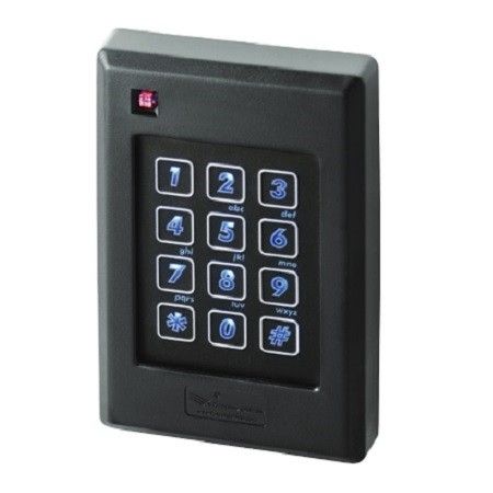 Keri Systems CSR-6.4L-OSDP Single Gang Mount Keypad Reader with BLE & Smartcard Capability, OSDP Wiring Format