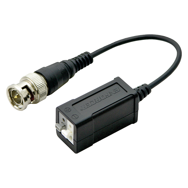 Seco-Larm EB-P101-20HQ Passive 4-in-1 HD Video Balun with 6” Pigtail, Pack of 10