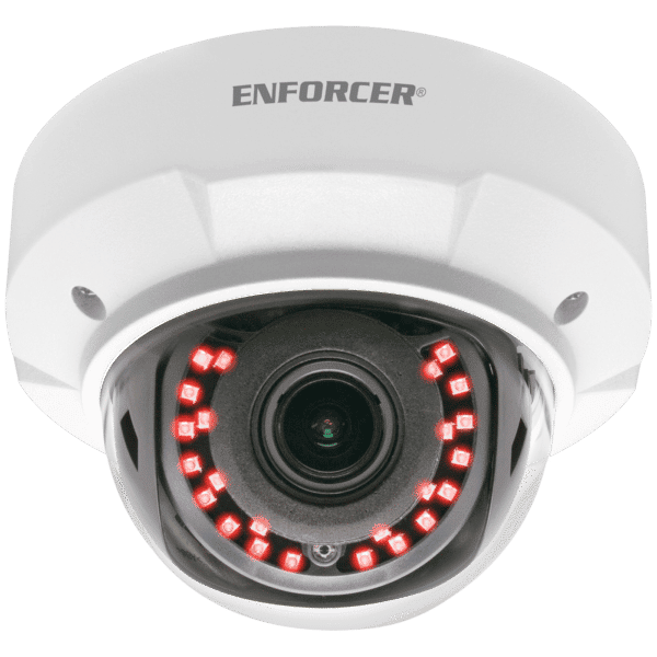 Seco-Larm EV-Y2501-AMWAQ 4-in-1 HD TVI, CVI, AHD, Analog Vandal Dome Camera