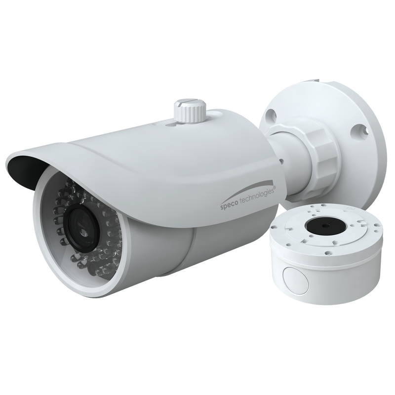 Speco H8B6M HD-TVI 4K IR Motorized Bullet Camera with Junction Box