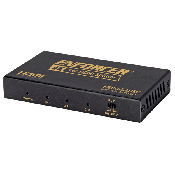 Seco-Larm MVD-AH12-01Q HDMI 4K Splitter – 2 HDMI Outputs