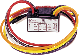 Potter PAM-1 PAM Series Multi-Voltage Relay Modules, 10.0A for "C" contacts, 24VDC, 24VAC, or 120VAC