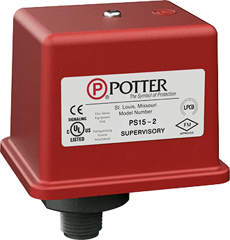 Potter PS15-2 HIGH/LOW PRESSURE INDICATOR 5-30 PSI DPDT