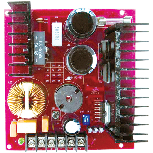 Seco-Larm ST-2406-10AQ Power Supply/Charger, 9.0A continuous, 10.0A peak