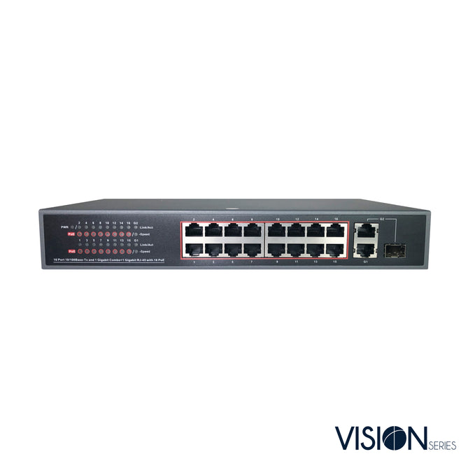 Invid VIS-POE16-2 16-Port Switch